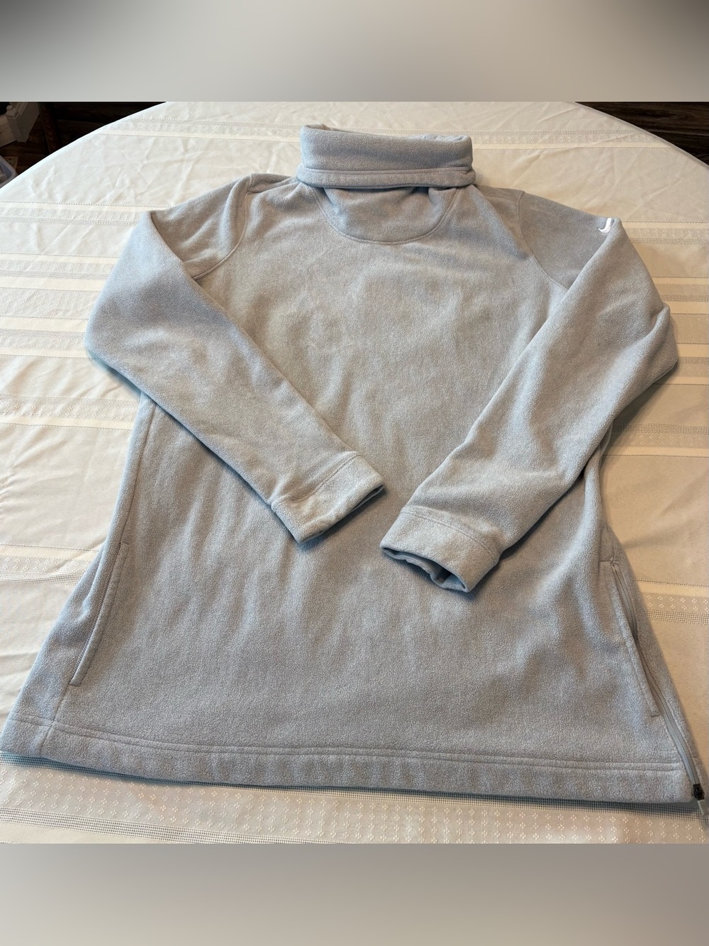 Nike Light Blue Cowl Neck Pullover Turtleneck Sweater